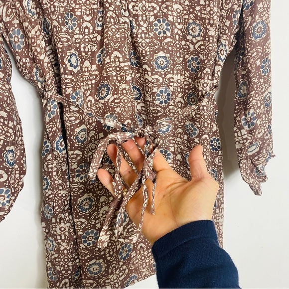 Matta NYC 3/4 sleeve tie waist blouse - Picture 7 of 12